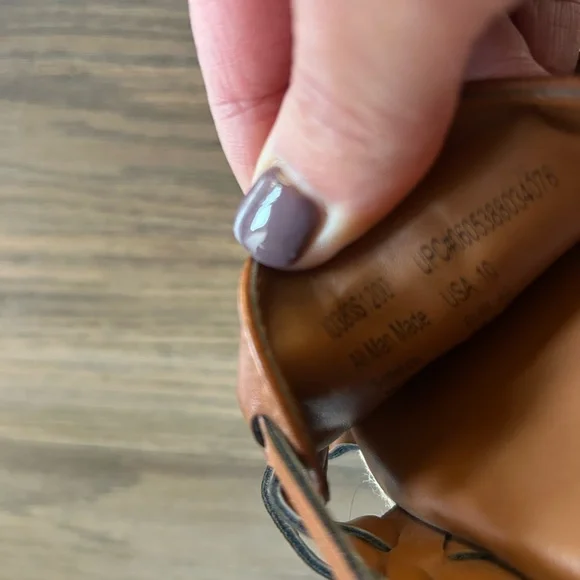 NWOT Sam & Libby Women's Brown Leather Boho Espadrille Flats Size 10 - Picture 8 of 8